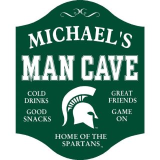 Personalized Official Michigan State Spartans Collegiate Man Cave