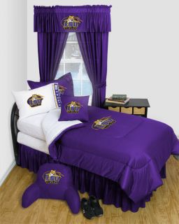 LSU Tigers Louisana State Twin Full Queen Comforter Bedroom Sets Free
