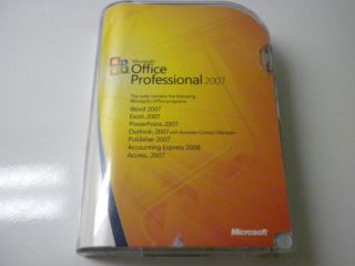 New Microsoft Office Professional 2007 Full Pro Version