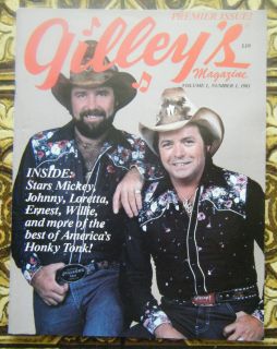 Premier Issue Volume 1 NUMBER1 1981 Mickey Gilley Country Music
