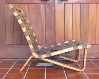 VINTAGE Clifford PASCOE Birch LOUNGE CHAIR Bent Plywood AALTO Webbed