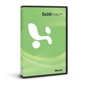 Brand New Microsoft Excel 2008 Mac Full Version D46 00607