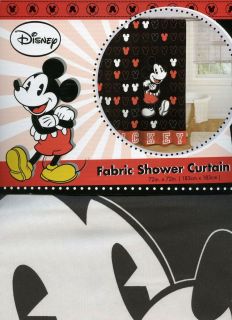 Disney Mickey Mouse Classic Cool Shower Curtain 72x72 183cm x 183 cm