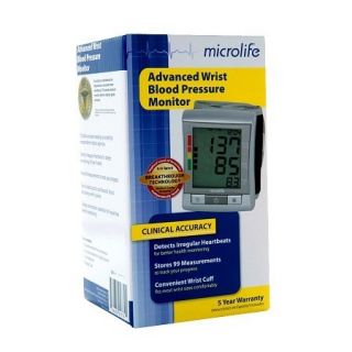 Microlife Advanced Wrist Blood Pressure Monitor Model BP3MY1 3E