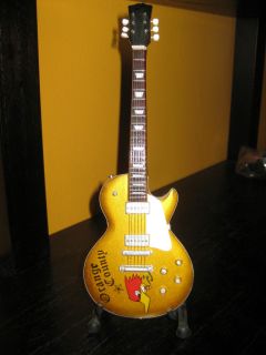 Social Distortion Mike Nesss Gibson Les Paul Gold Top Mini Guitar