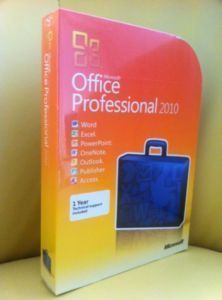 Microsoft Office Professional 2010 Retail Version