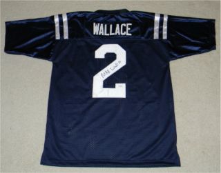 Mike Wallace Signed Autographed Ole Miss Mississippi Rebels 2 Jersey
