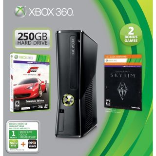 Microsoft Xbox 360 Holiday Bundle 250 GB Black Console w/ Forza and