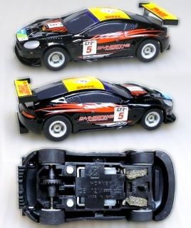 2007 Micro Scalextric Aston Martin DBR9 HO Slot Car Blk