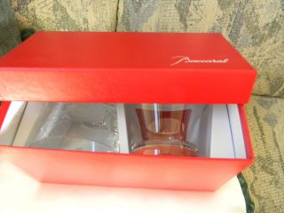 Bette Midler Set of Baccarat Glasses Very Hard to Find New in Box WOW