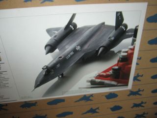 SR 71 Blackbird Military Aircraft Model Kit Jet Bomber Plane