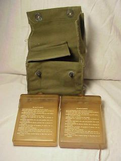 WWII US Navy Aviator Pilot AirCrew Emergency Survival Kit w/ Pouch PBY