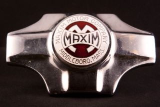  authentic Maxim firetruck hood ornament emblem badge Middleboro Mass