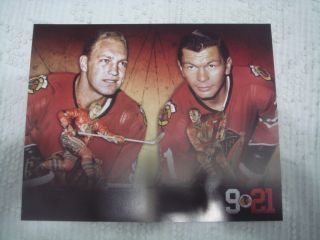 Chicago Blackhawks Photo of Bobby Hull and Stan Mikita