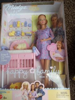 Barbie Midge Baby Happy Family Pregnant RARE NRFB