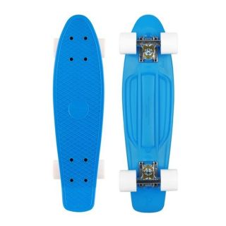  Original Plastic Banana Nickel Mini Board Skateboard Crusier Blue 27