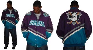 Anaheim Mighty Ducks Original Jeff Hamilton Authentic Vintage Jacket