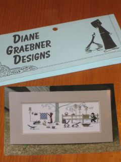Diane Graebner Baskets 4 Sale Cross Stitch Pat Fabric
