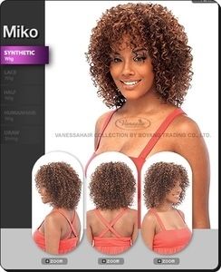 Miko Vanessa Wig Medium Wig Big Culry Wig Syntheic Wig