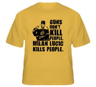 Milan Lucic Hockey Guns Dont Kill People Bruins T Shirt