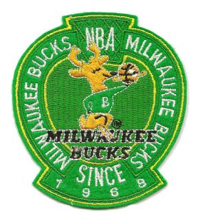 NBA Milwaukee Bucks Cap Jersey Jacket Logo Fan Patch