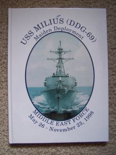 USS Milius DDG 69 1998 Middle East Force Cruise Book