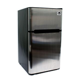 Igloo 3.2 cu ft 2 Door Mini Fridge / Refrigerator & Freezer FR834