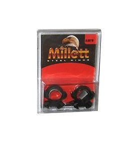 Millett Angle Loc Scope Rings 1 Low Matte Weaver Style