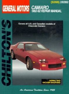 Chevrolet Camaro, 1982 92 by Don Schnell and Chilton 1992, Paperback