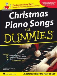 Christmas Piano Songs for Dummies by Greg Herriges and Hal Leonard