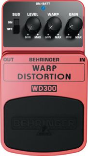 Behringer Warp Distortion WD300 Distortion Guitar Effect Pedal