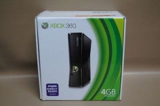 Newly listed Microsoft Xbox 360 Slim 4 GB Black Console Kinect Ready w