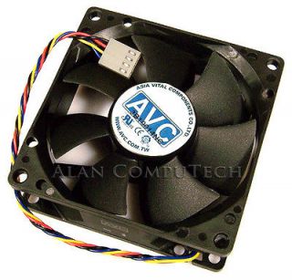 AVC HP 12v DC 0.50a 4 Wire 80x25mm Fan DL08025R12U PS 45