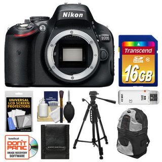 D5100 Digital SLR Camera Body 16.2 MP 1080p HD Video Black Kit USA