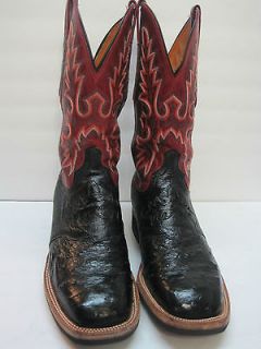 Lucchese 1883 CX7503 ostrich skin 10 EE mens boots