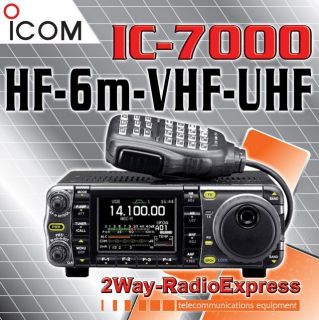 ICOM IC 7000 HF, VHF, UHF ALL MODE Tranceiver, SPECIAL UNBLOCKED