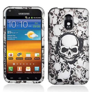 White Skull Hard Cover Case For Samsung Galaxy S II 2 Epic Touch 4G