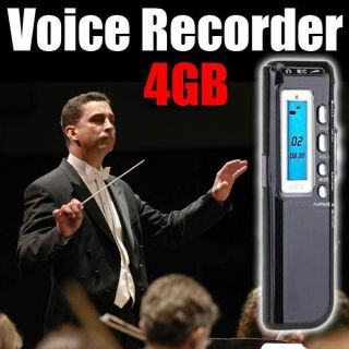 Digital 4GB Audio Sound Voice Recorder Pen Flash Drive Dictaphone 