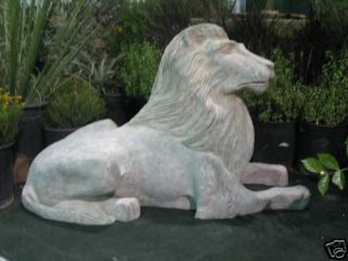 ft long Fiberglass LIBRARY LION outdoor garden statue