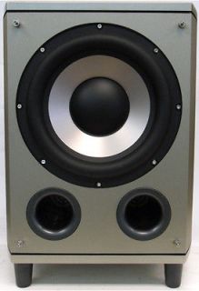 Dual Magnetic Coils Passive SubWoofer Speaker,Metall ic Champagne
