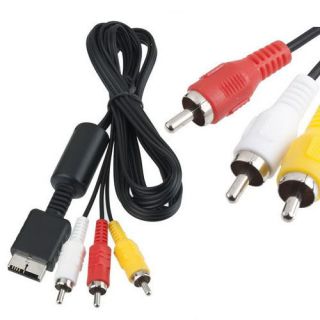 6ft Audio Video AV TV Cable Cord to RCA For PlayStation PS/PS2/PS3