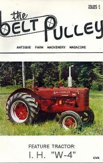 THE BELT PULLEY MAGAZINE 1989 VOLUME 2 NUMBER 6 ANTIQUE FARM MACHINERY