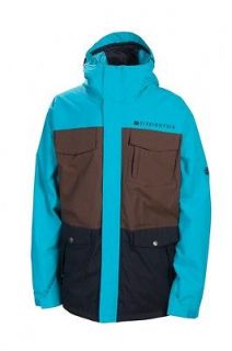 NEW 2013 Mens 686 SMARTY COMMAND INSULATED Jacket Turquoise Sizes S