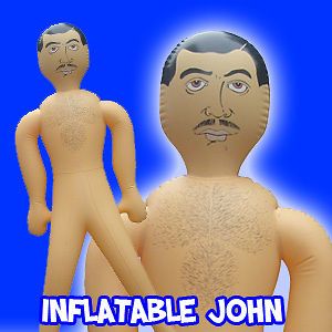 MALE INFLATABLE BACHELORETTE PARTY BLOW UP DOLL JOHN