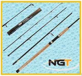 NGT INTREPID 4pc 9ft TRAVEL LURE FISHING ROD 20g 50g CARBON FIBRE ALL