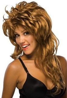 Sexy Tina Turner 80s Rock Singer Halloween Costume Wig
