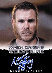 Men Origins Wolverine  Aaron Jeffery as Thomas Logan Signed