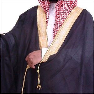 Traditional Bisht Arabic Aba Loose robe