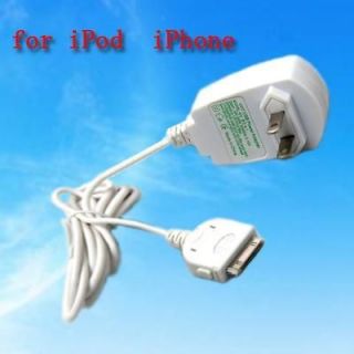 FOR APPLE iPHONE 3G iPOD 8G NANO AC HOME WALL CHARGER