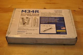 Securitron M34R Assa Abloy Recessed Sliding Door Magnalock 500Lbs Dual